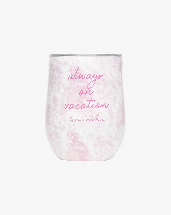Accessories Drinkware TravisMathew BEACH HOPPING STEMLESS Lilac Snow