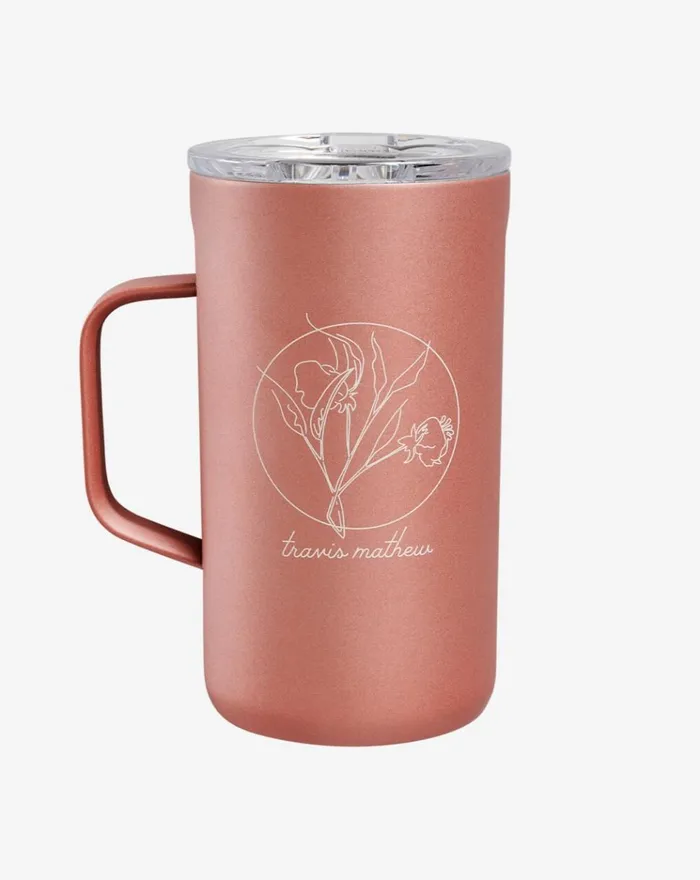 Accessories Drinkware TravisMathew PIPER POINT TRAVEL MUG Brick Dust