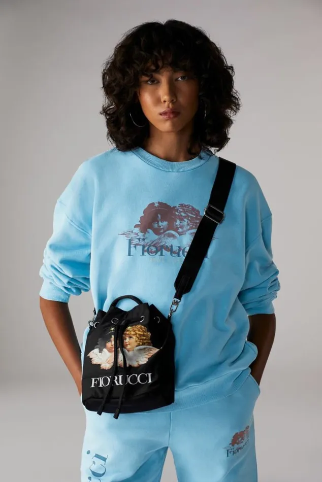 Accessories Fiorucci Angels Pouch Bag Black Black Accessories Fiorucci Angels Pouch Bag Black Black