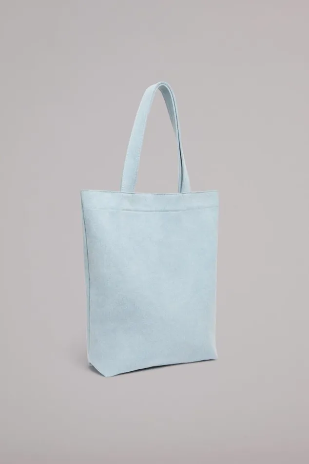 Accessories Fiorucci Angels Squiggle Logo Tote Bag Blue Os Accessories Fiorucci Angels Squiggle Logo Tote Bag Blue Os