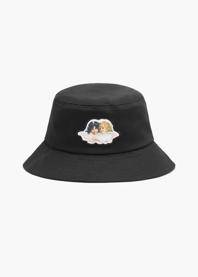 Accessories Fiorucci Icon Angels Bucket Hat Black Black