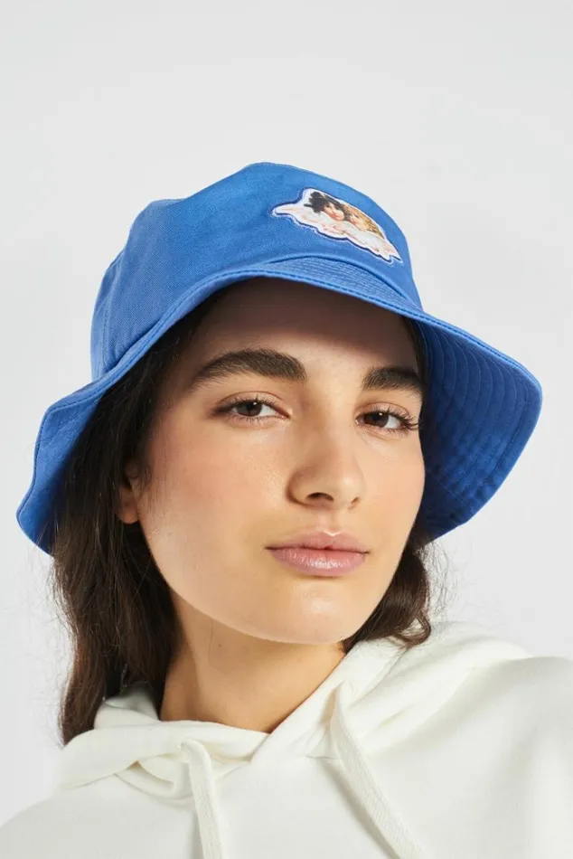 Accessories Fiorucci Icon Angels Bucket Hat Blue Blue Accessories Fiorucci Icon Angels Bucket Hat Blue Blue