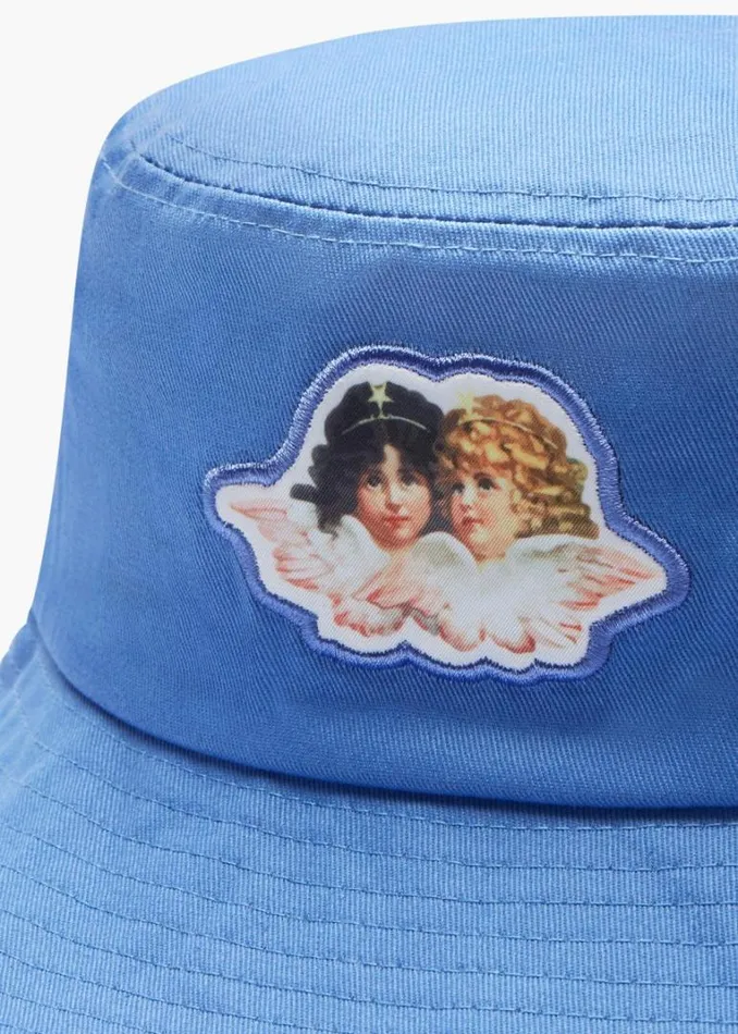 Accessories Fiorucci Icon Angels Bucket Hat Blue Blue Accessories Fiorucci Icon Angels Bucket Hat Blue Blue