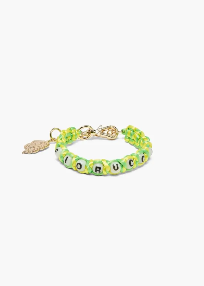 Accessories Fiorucci Logo Bracelet Green Green
