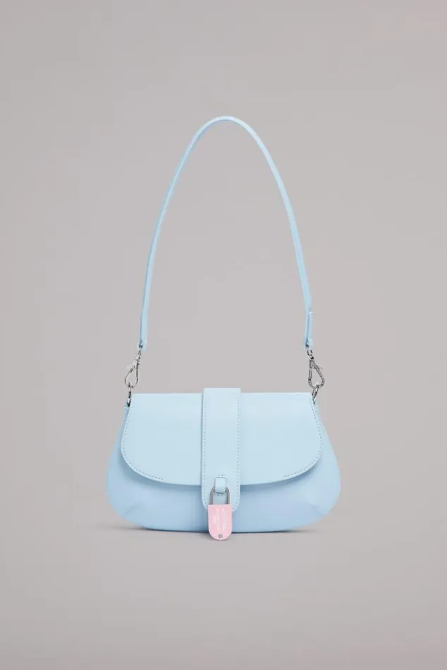 Accessories Fiorucci Safety Lock Shoulder Bag Blue Blue