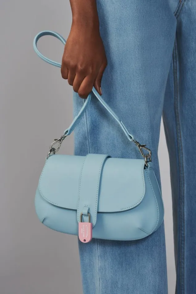 Accessories Fiorucci Safety Lock Shoulder Bag Blue Blue Accessories Fiorucci Safety Lock Shoulder Bag Blue Blue