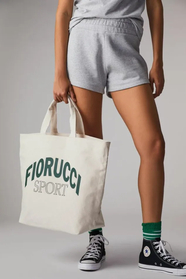 Accessories Fiorucci Sport Logo Oversized Tote Bag Cream Cream Accessories Fiorucci Sport Logo Oversized Tote Bag Cream Cream