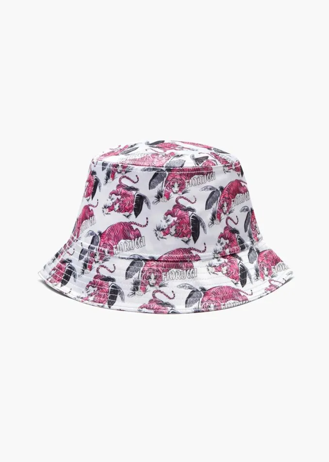 Accessories Fiorucci Tiger Print Bucket Hat White White