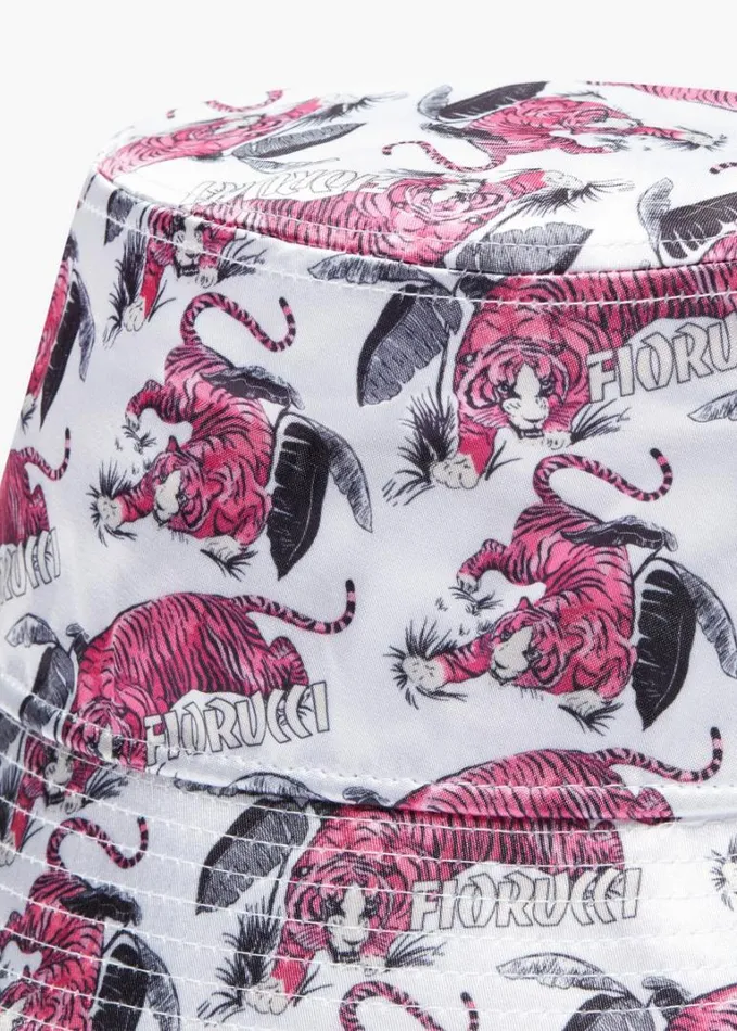 Accessories Fiorucci Tiger Print Bucket Hat White White Accessories Fiorucci Tiger Print Bucket Hat White White