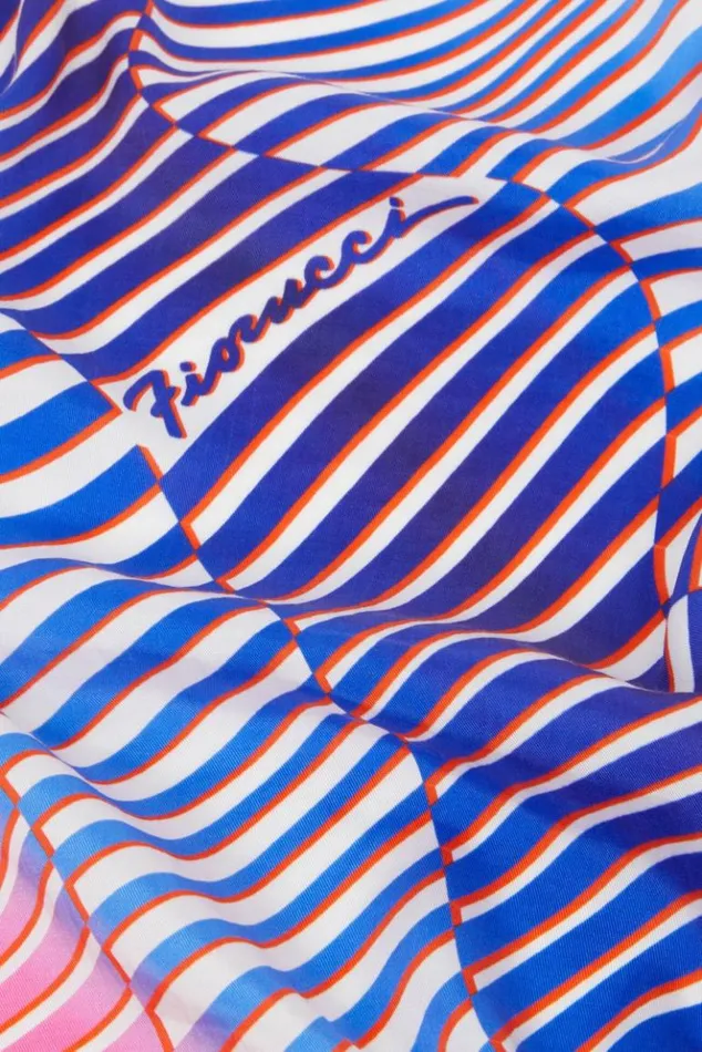 Accessories Fiorucci Wave Print Bandana Scarf Multi Multi Accessories Fiorucci Wave Print Bandana Scarf Multi Multi