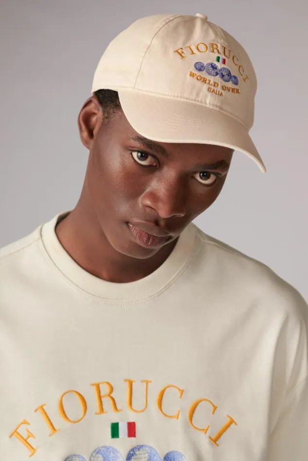 Accessories Fiorucci World Over Cap Cream Cream Accessories Fiorucci World Over Cap Cream Cream