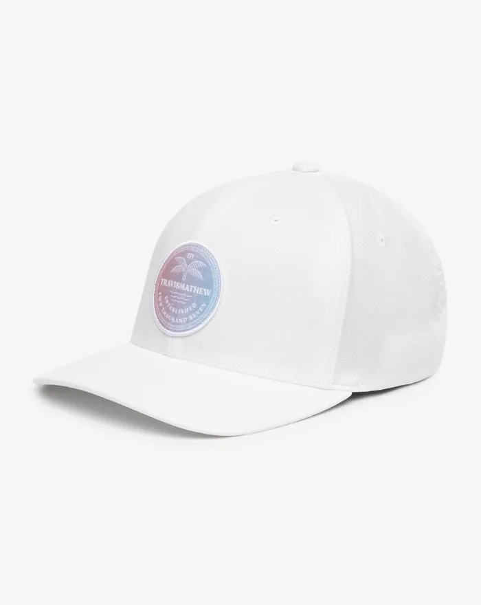 Accessories Fitted TravisMathew CHILA FITTED HAT White