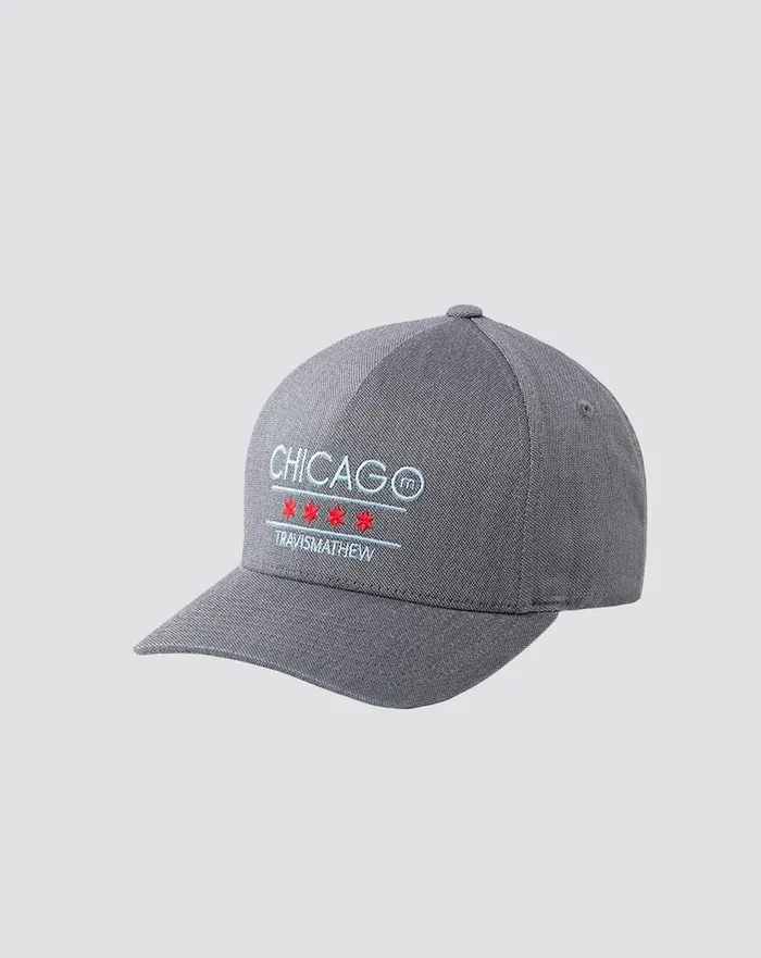 Accessories Fitted TravisMathew SOUTH SIDE FITTED HAT Heather Quiet Shade