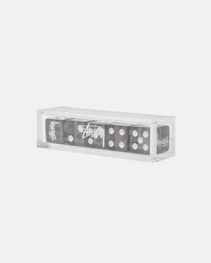 Accessories Men Stussy DICE SET Black Accessories Men Stussy DICE SET Black