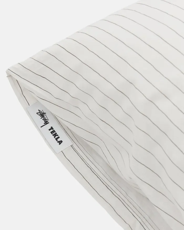 Accessories Men Stussy TEKLA PERCALE PILLOW SHAM Hand Drawn Stripes Accessories Men Stussy TEKLA PERCALE PILLOW SHAM Hand Drawn Stripes
