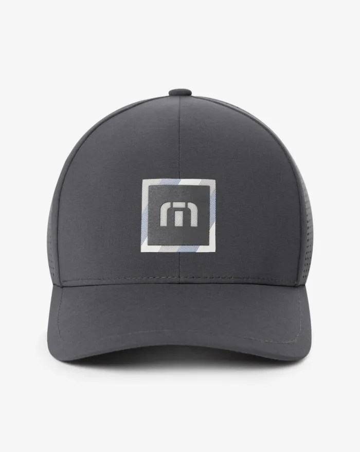 Accessories Snapbacks TravisMathew AIRFOIL HEATER TECH SNAPBACK HAT Dark Grey