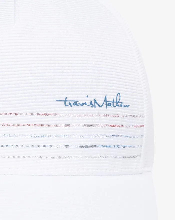 Accessories Snapbacks TravisMathew CRYSTAL BLUE SNAPBACK HAT White