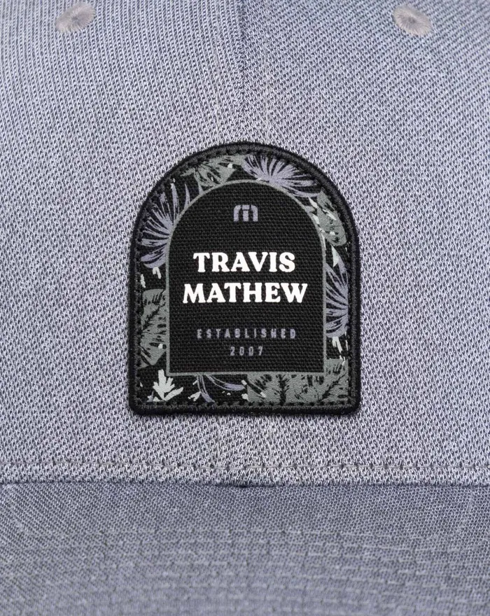 Accessories Snapbacks TravisMathew LOG BOOK SNAPBACK HAT Heather Quiet Shade