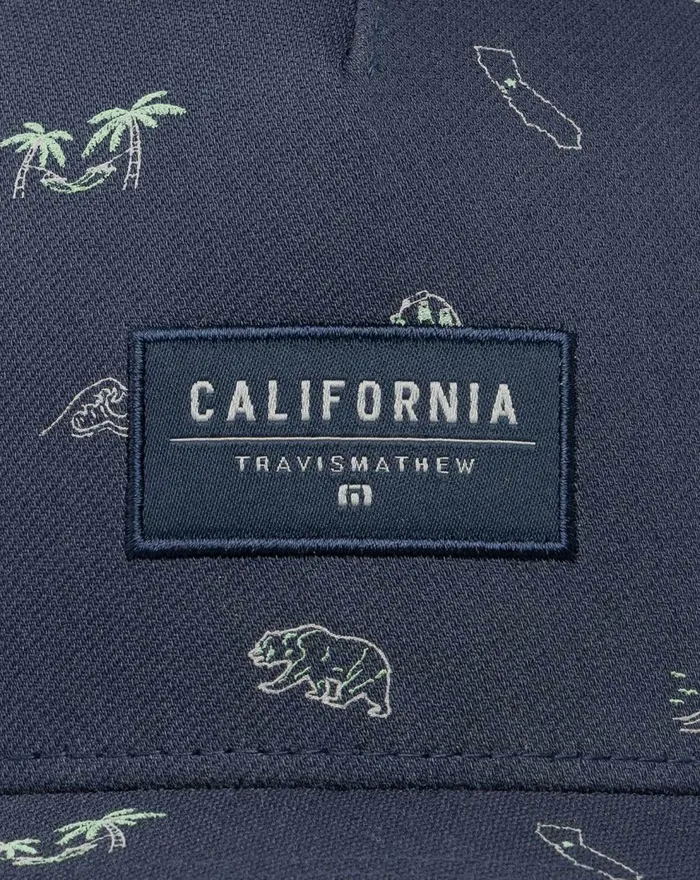 Accessories Snapbacks TravisMathew SAUSALITO SNAPBACK HAT Blue Nights