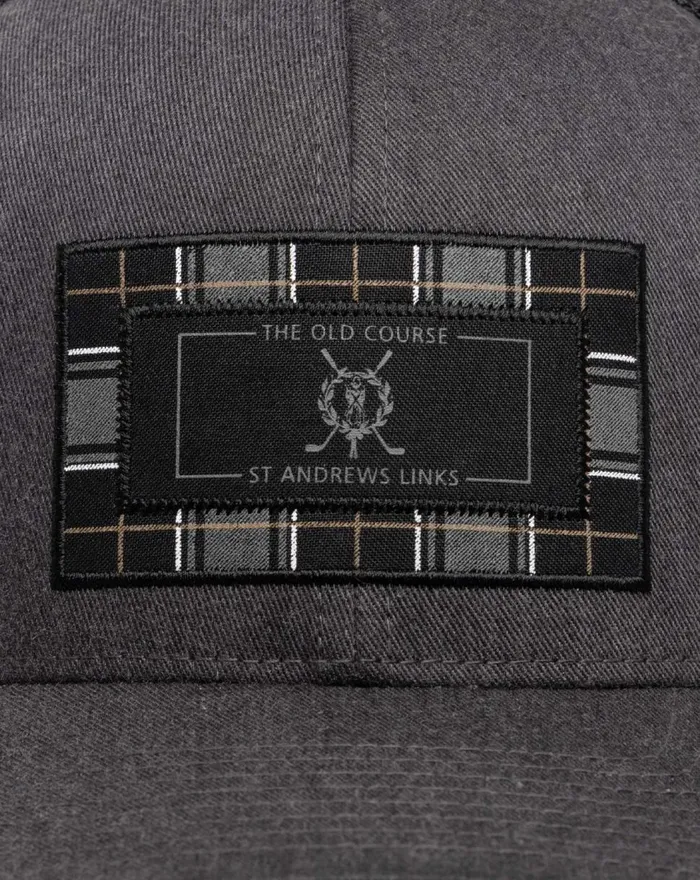 Accessories Snapbacks TravisMathew ST ANDREWS STRIDER CHECK SNAPBACK HAT Heather Grey Pinstripe