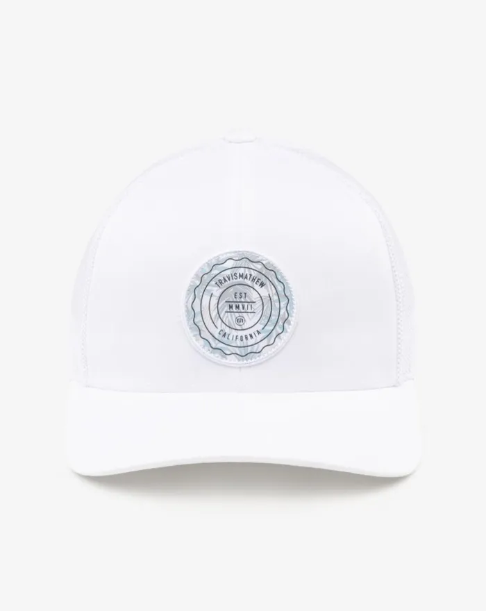 Accessories Snapbacks TravisMathew THE PATCH FLORAL SNAPBACK HAT White