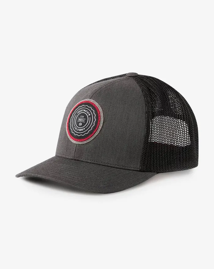 Accessories Snapbacks TravisMathew THE PATCH SNAPBACK HAT Heather Grey Pinstripe