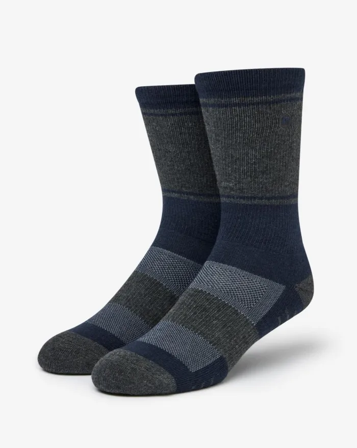 Accessories Socks TravisMathew BAJA 20 CREW SOCK Heather Mood Indigo