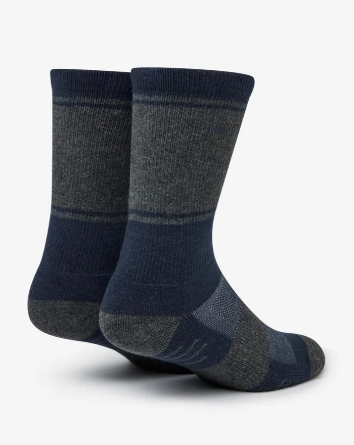 Accessories Socks TravisMathew BAJA 20 CREW SOCK Heather Mood Indigo