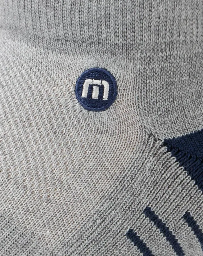 Accessories Socks TravisMathew EIGHTEENER 20 ANKLE SOCK Heather Sleet
