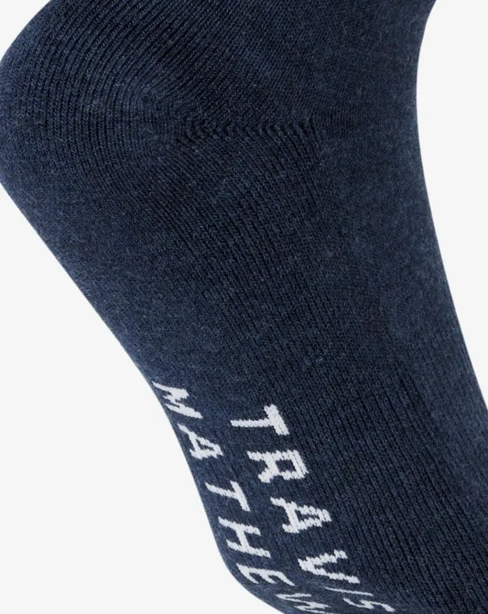 Accessories Socks TravisMathew SHORTY SMALLS 20 ANKLE SOCK Heather Mood Indigo
