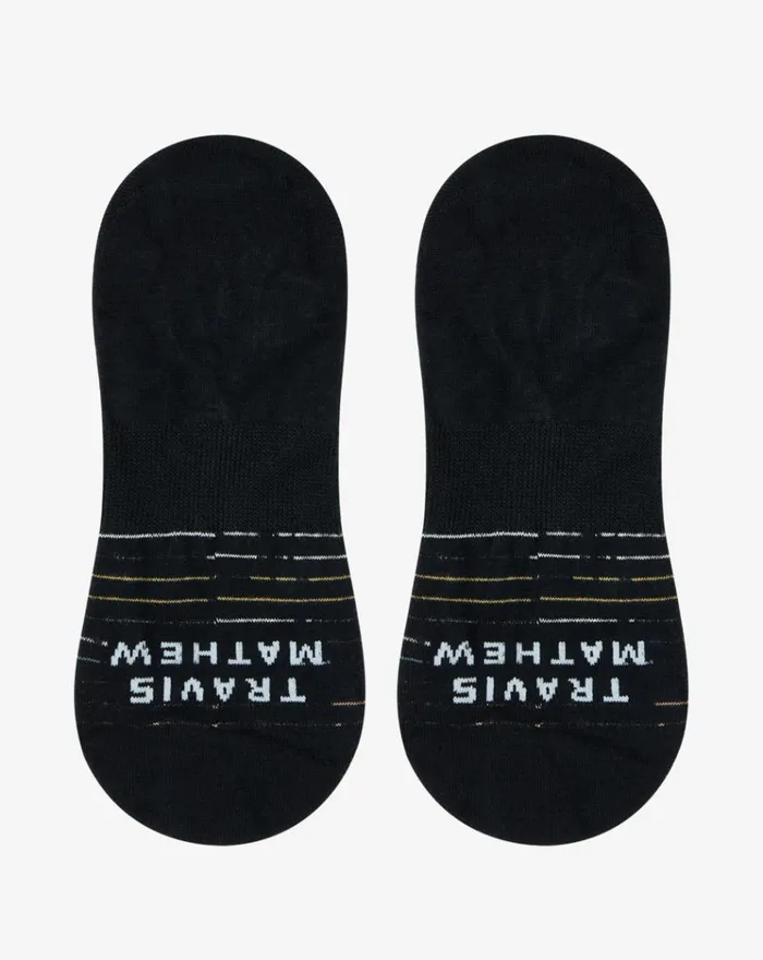 Accessories Socks TravisMathew TRANQUIL BEAUTY NO SHOW SOCK Black