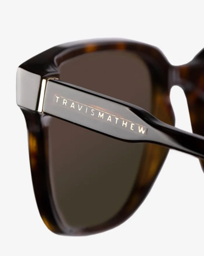 Accessories Sunglasses TravisMathew SUNDAZE 20 SUNGLASSES Brown Tort