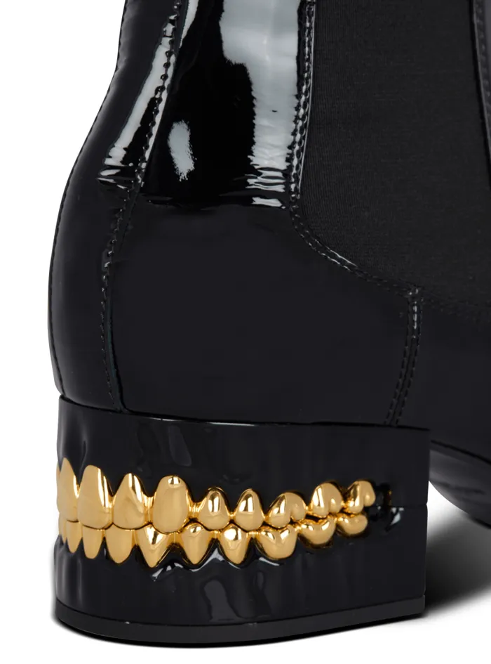 Balmain Boots And Rangers Men Eden Patent Leather Chelsea Boots Black