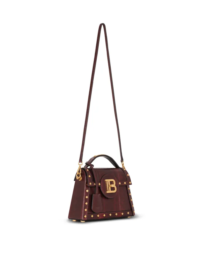 Balmain Crossbody Bags Women BBuzz Dynasty Karung Leather Bag Red