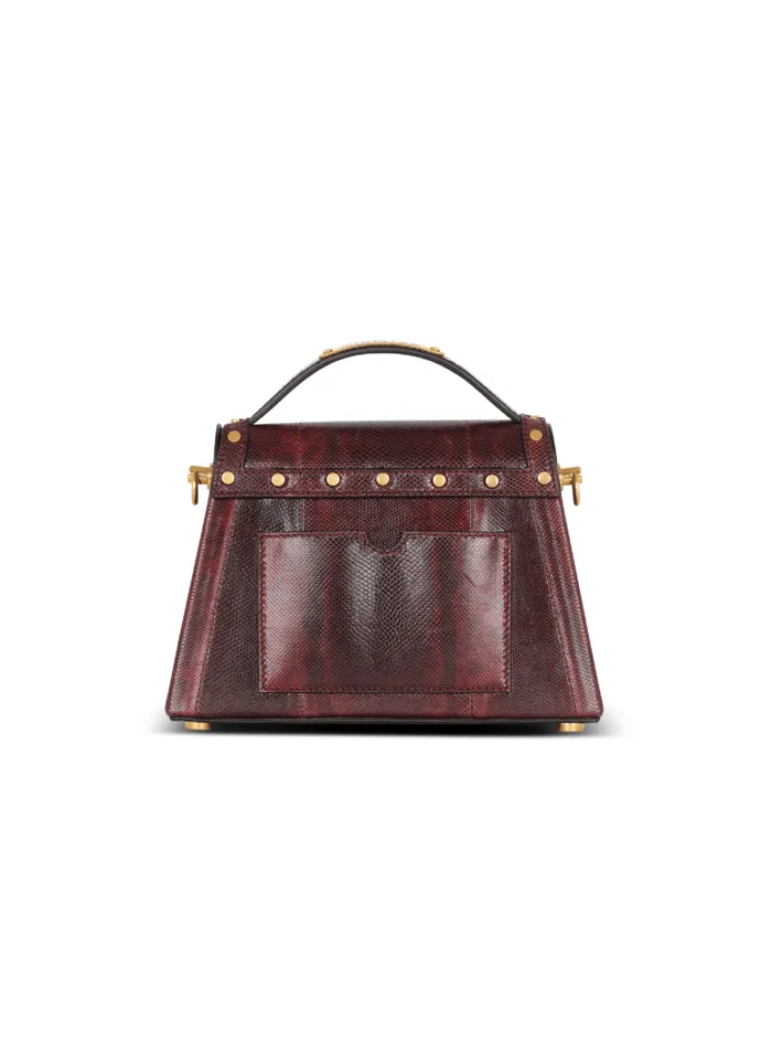 Balmain Crossbody Bags Women BBuzz Dynasty Karung Leather Bag Red