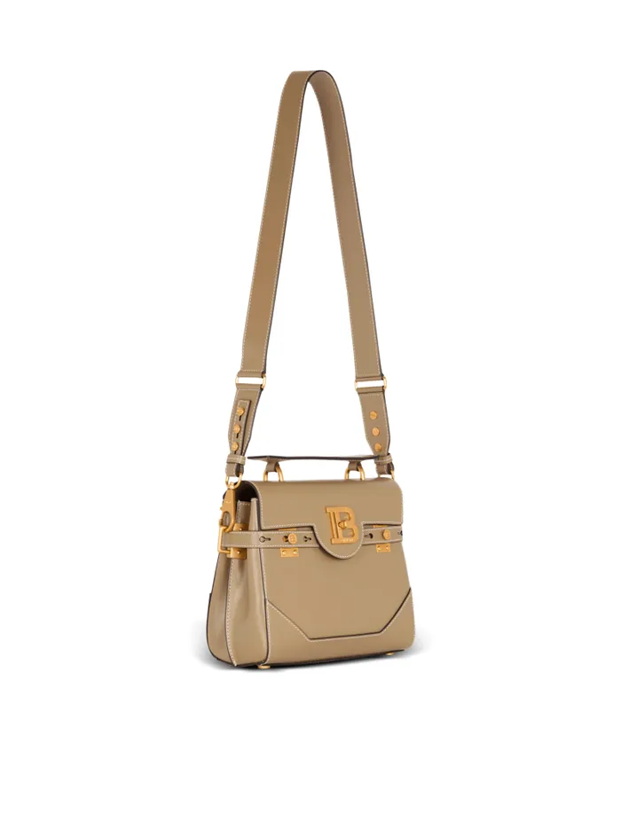 Balmain Crossbody Bags Women Calfskin BBuzz 23 Bag Brown