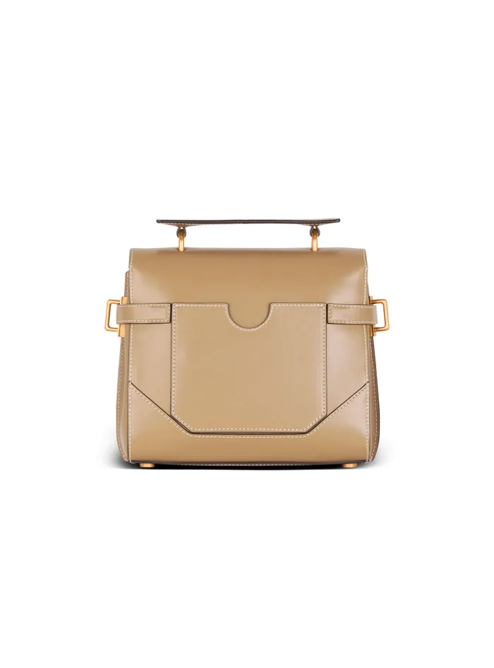 Balmain Crossbody Bags Women Calfskin BBuzz 23 Bag Brown