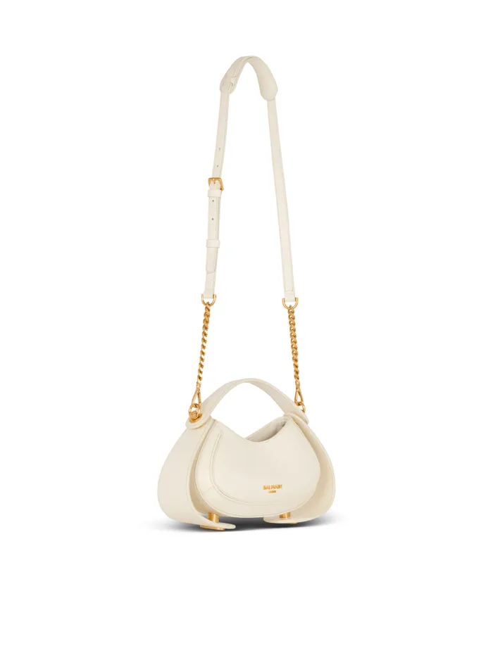 Balmain Crossbody Bags Women Small Jolie Madame Bag In Box Leather White