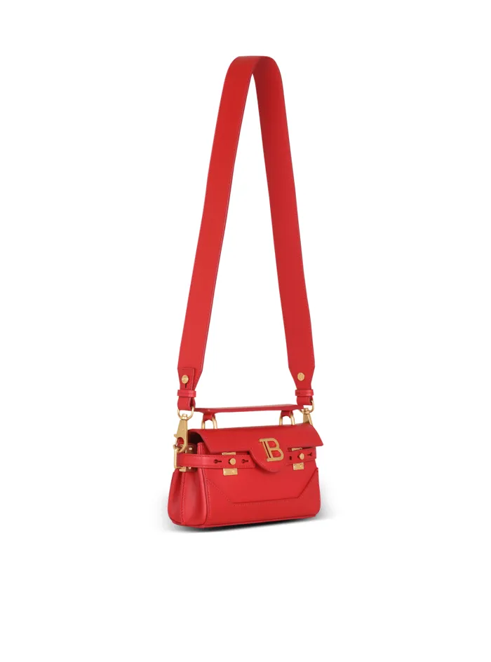 Balmain Crossbody Bags Women Smooth Leather BBuzz 19 Bag Red