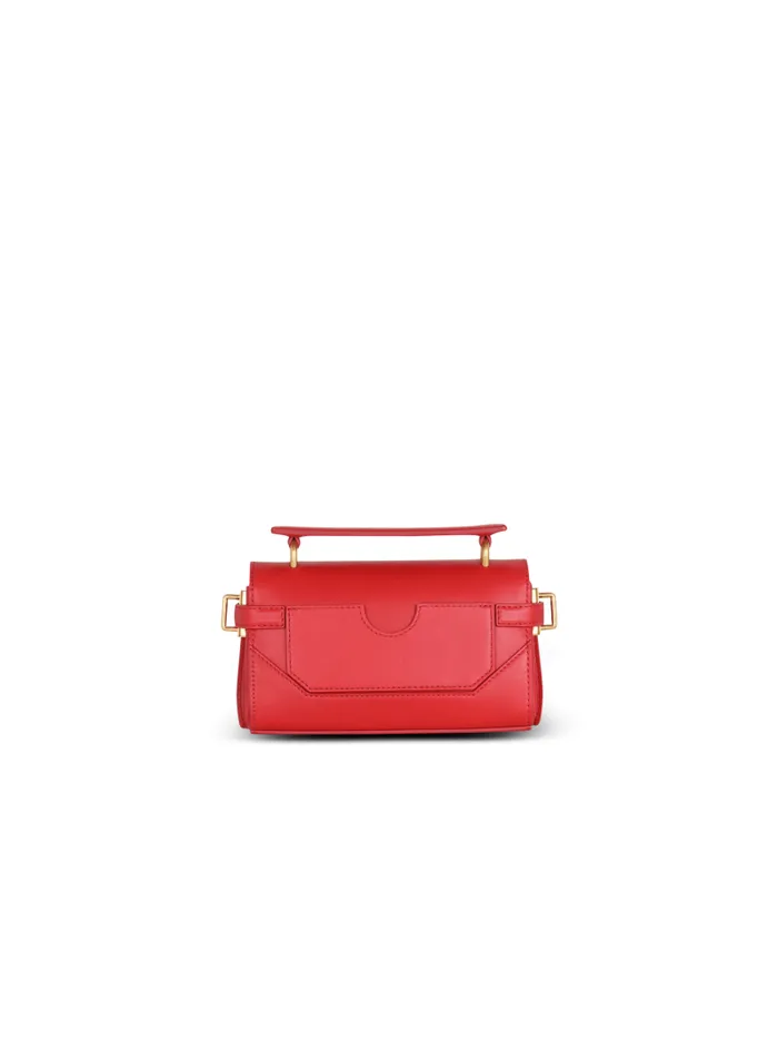 Balmain Crossbody Bags Women Smooth Leather BBuzz 19 Bag Red