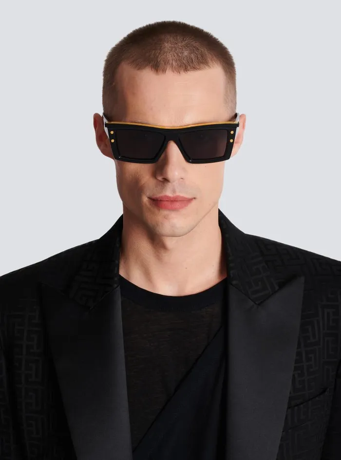 Balmain Eyewear WomenMen BVII Sunglasses Black