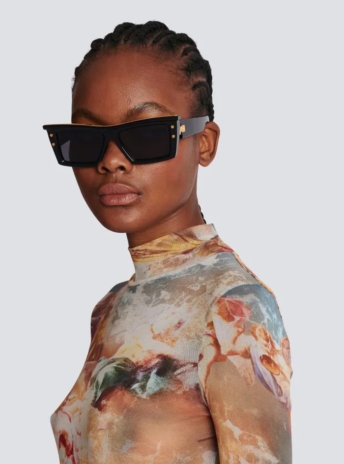 Balmain Eyewear WomenMen BVII Sunglasses Black