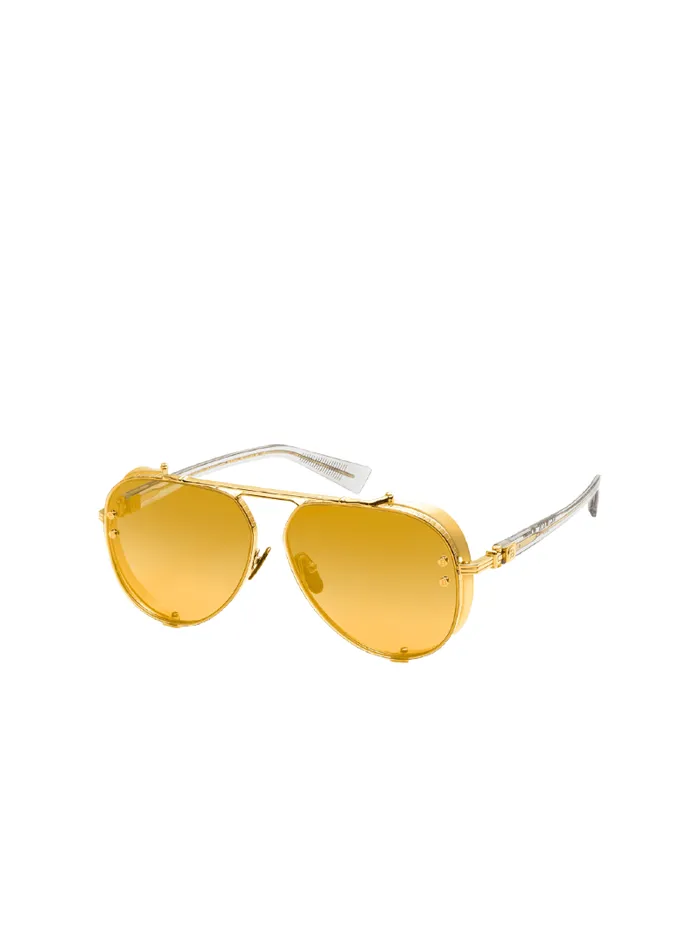 Balmain Eyewear WomenMen Capitaine Sunglasses Gold