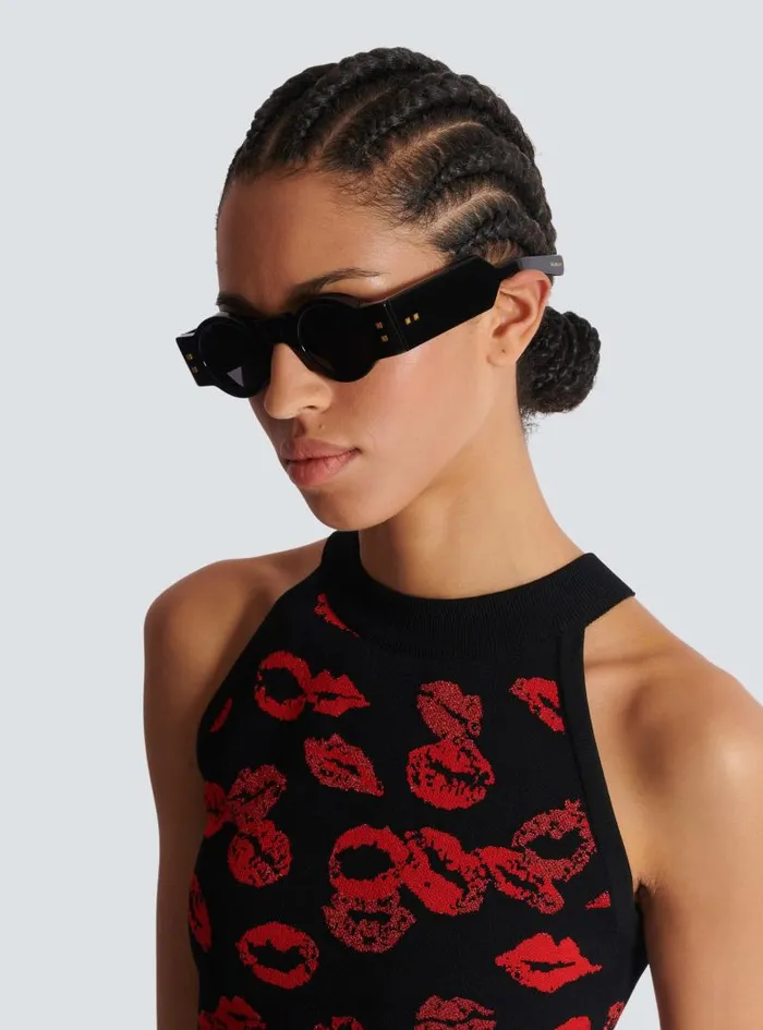 Balmain Eyewear WomenMen Olivier Sunglasses Black