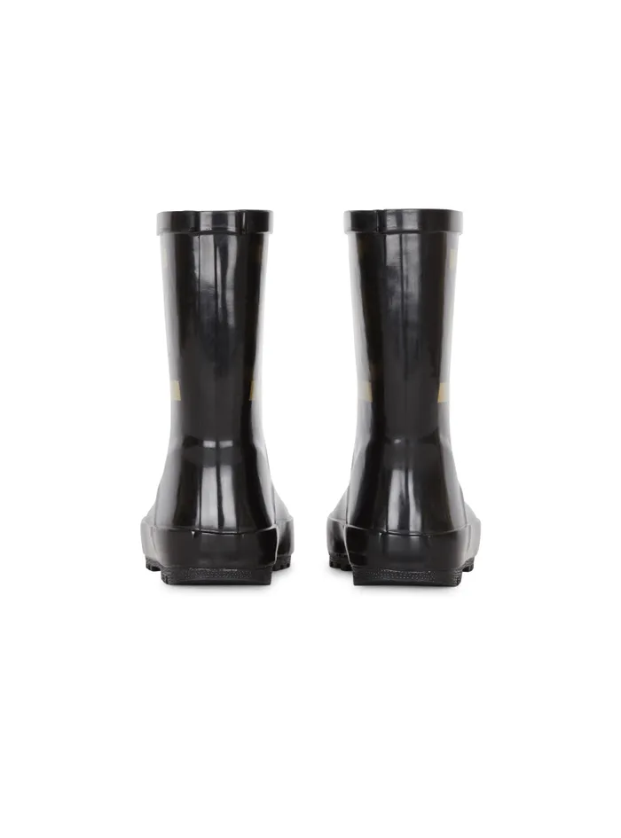 Balmain Girls 410 Years Kids Rain Boots Black
