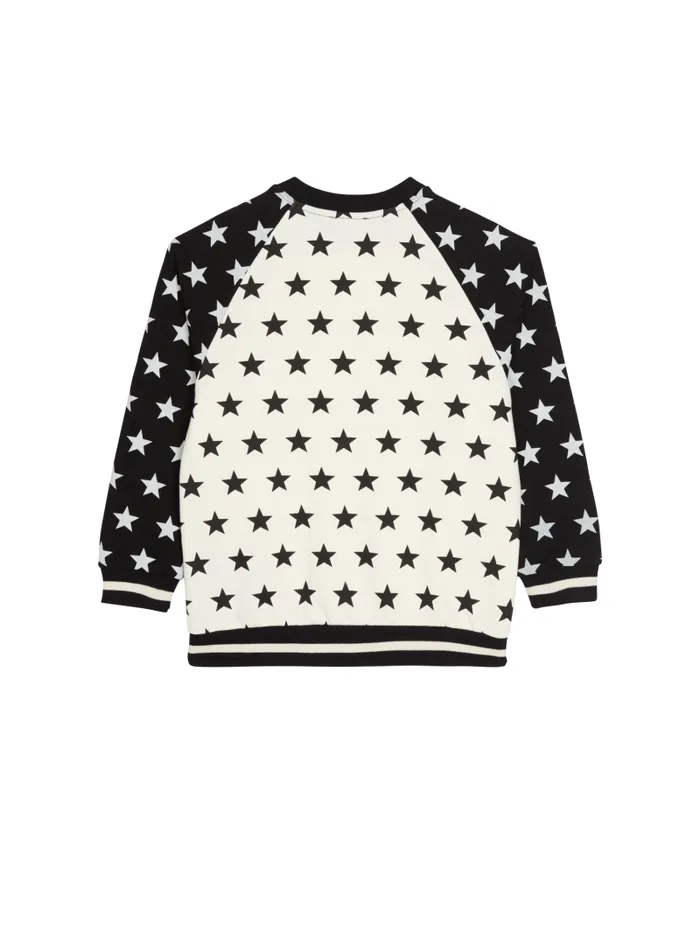 Balmain Girls 410 Years Kids Signature Stars Sweater White