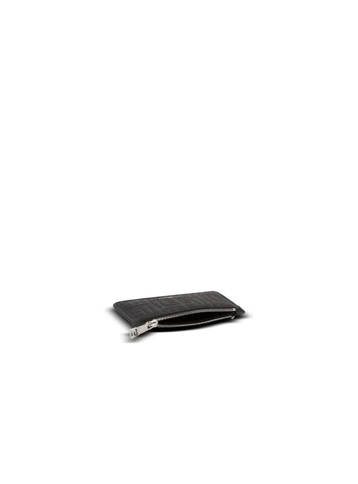 Balmain Small Leather Goods Men Leather Purse Black