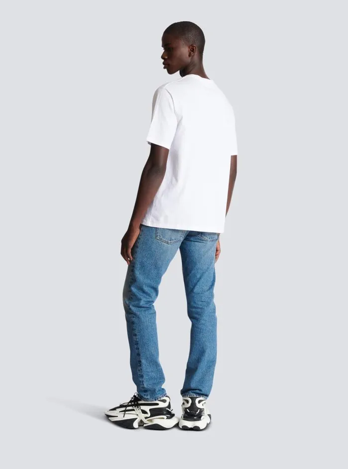 Balmain TShirts Men Coin Tshirt White