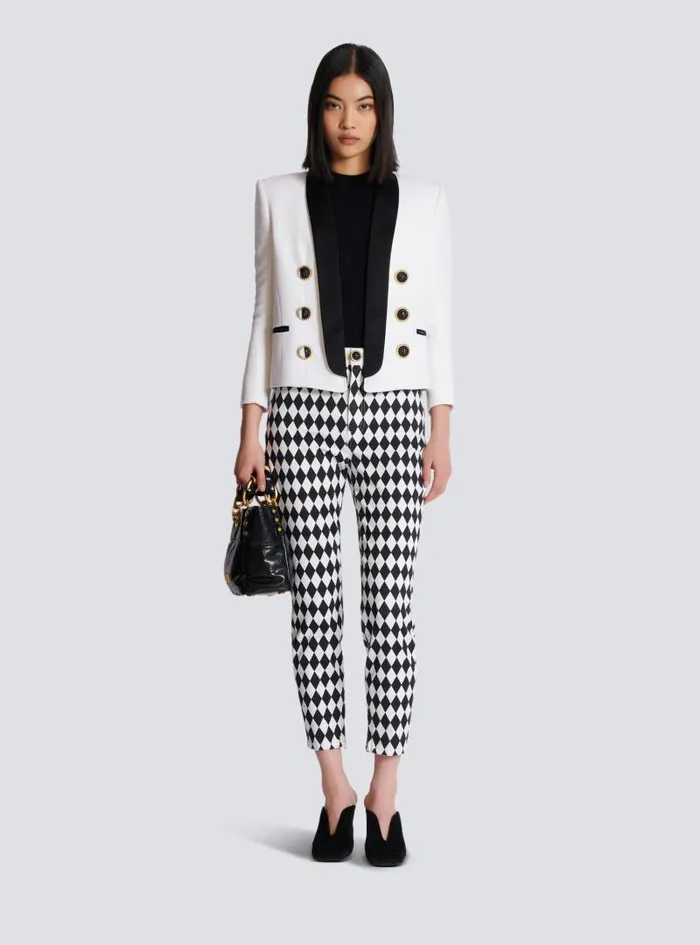 Balmain Tops And Shirts Women Ribbed Knit Top Black