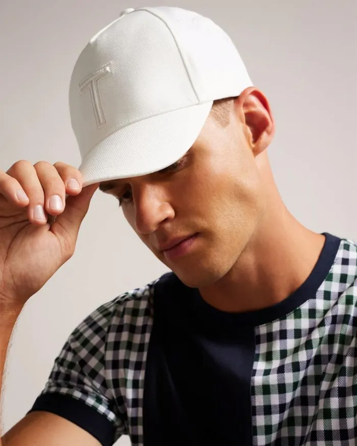 Baseball Cap Ecru Men Ted Baker Hats and Caps
